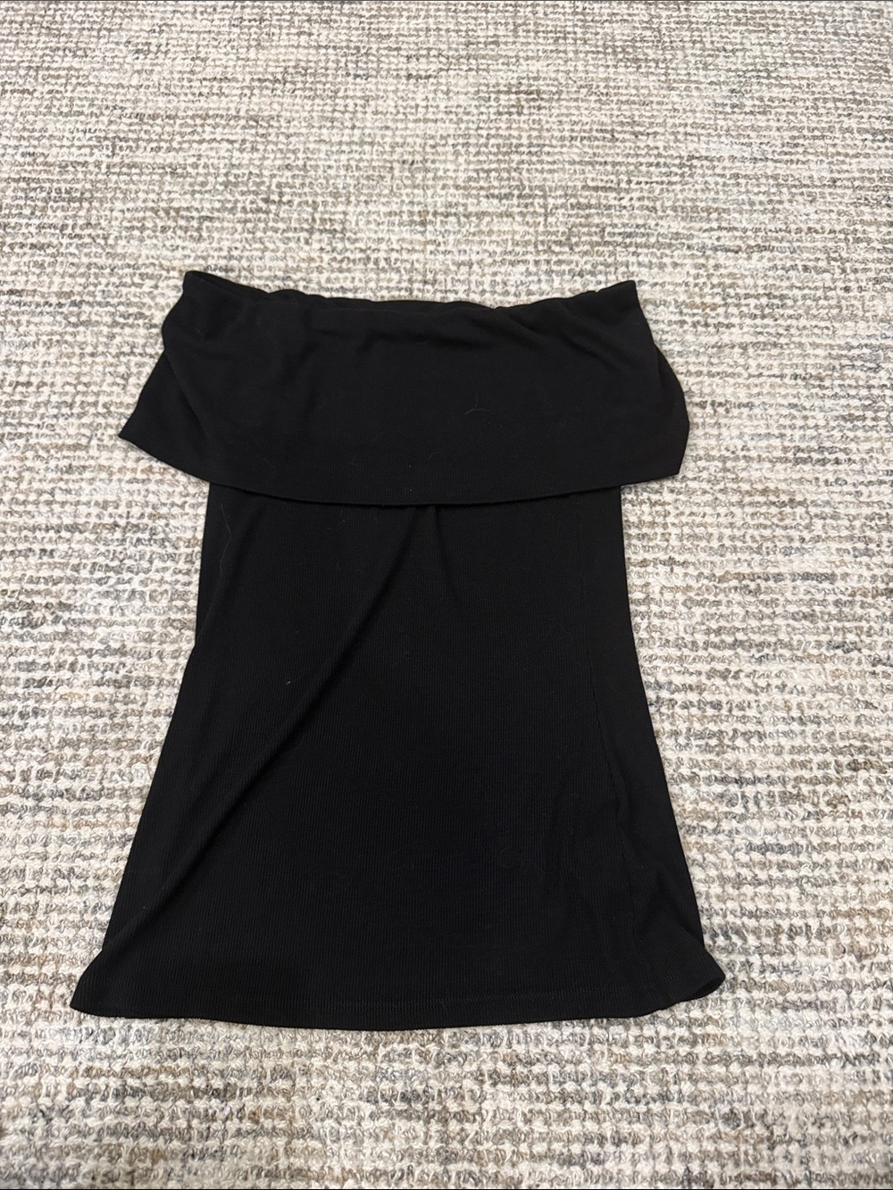 ENZA COSTA Off-Shoulder Black Women's Shirt